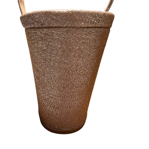 BADGLEY MISCHKA American Glamour Womens 10 Rose Gold Strappy Sparkle Sandal - Picture 15 of 16